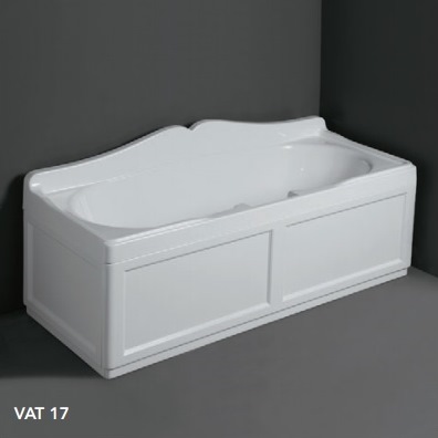 Simas VAT17+PFB17+PLRB17 Ванна 170х70 см с каркасом, с фронтальной и 2 боковыми панелями белого цвета. Производитель: Италия, Simas